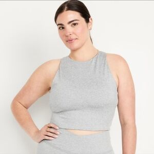 Old Navy CloudComfy High-Neck Longline Sports Bra 2X NWT